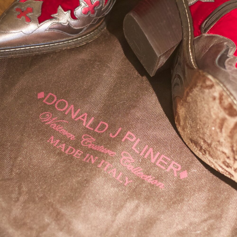 Donald Pliner Western Couture Boots Women’s 7.5 - Picture 9 of 9